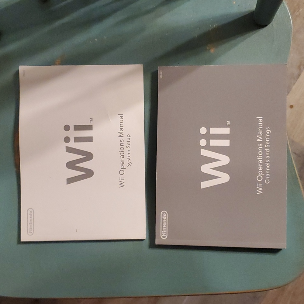 Wii Operation Manual Set - Manuals Only